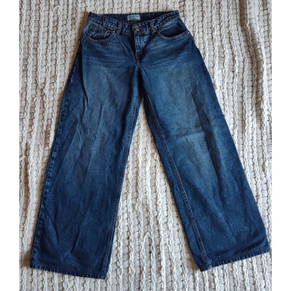 ReVice Los Angeles Denim Jeans Woman's Size 26 Wide Leg Medium Wash